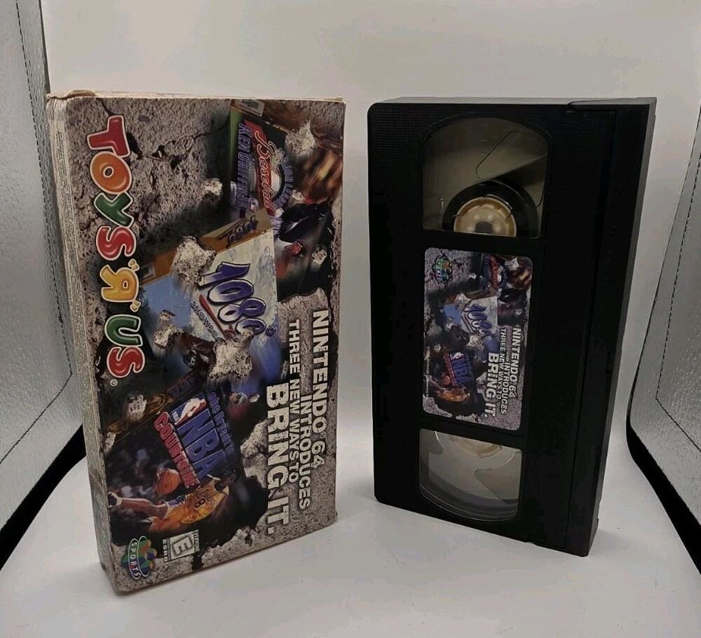 Vintage Nintendo 64 Sports Promo VHS (1998, N64, Toys R Us) - Nintendo
